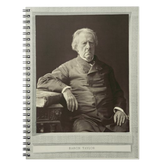 IsidoreジャスティンSeverinテイラー(1789-1879年)、f男爵 ノートブック (正面)