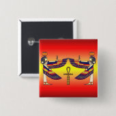 Isisの鏡 缶バッジ (正面&裏面)