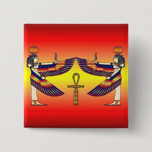 Isisの鏡 缶バッジ (正面)