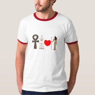 Isisを愛すればAnkh Tシャツ