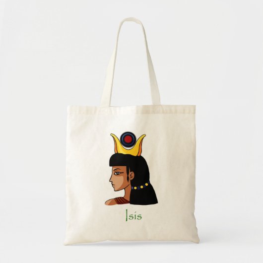 Isis - Ancient Egyptian Goddess Tote (Named) トートバッグ (正面)