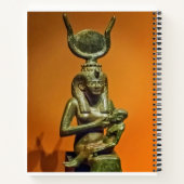 Isis(Auset)サックリング・ホルス(Heru)エジプト（ケメット）  ノートブック (裏面)