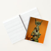 Isis(Auset)サックリング・ホルス(Heru)エジプト（ケメット）  ノートブック (内部)