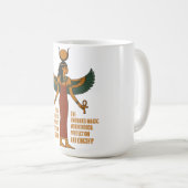 Isis God - Ancient Egyptian History コーヒーマグカップ (正面右)