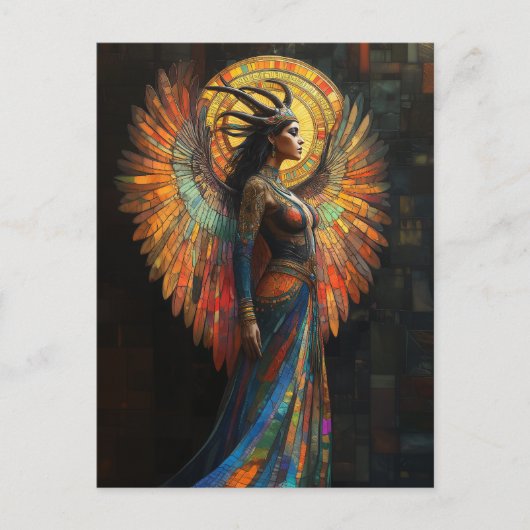Isis: Goddess Altar Meditation Card ポストカード (正面)