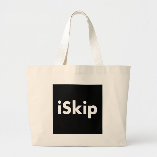 iSkip ラージトートバッグ (正面)