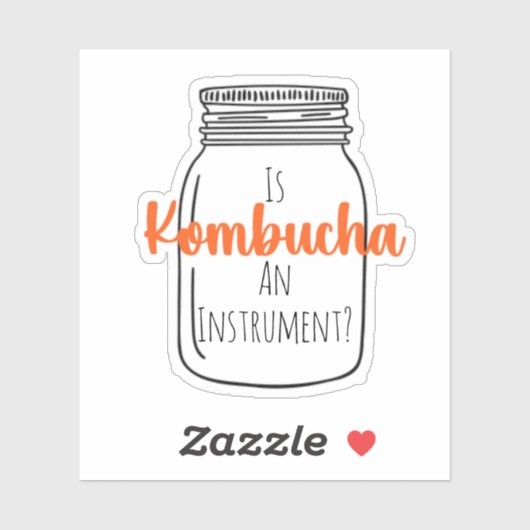 IsKombuchaAInstruments?-CustomSticker シール (シート)