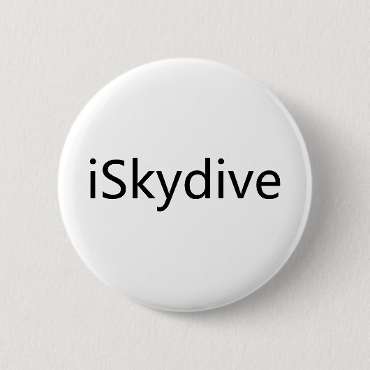 iSkydive 缶バッジ (正面)
