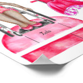 IslaとElizaの紙ドールセット – ま遊たはディスプレイ ポスター (角)