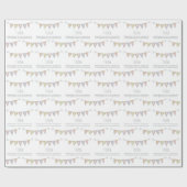 Isla名パーソナライズされた名のバンティングギフトラップ ラッピングペーパー (フラット)