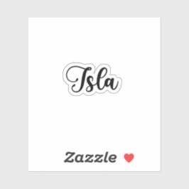 Isla名 – 手書き書 シール