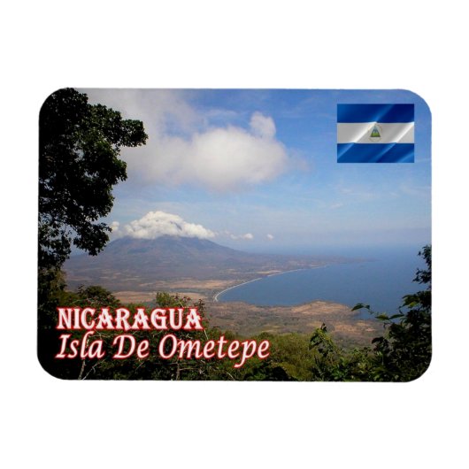 Isla De Ometepe – ニカラグア –  マグネット (横)