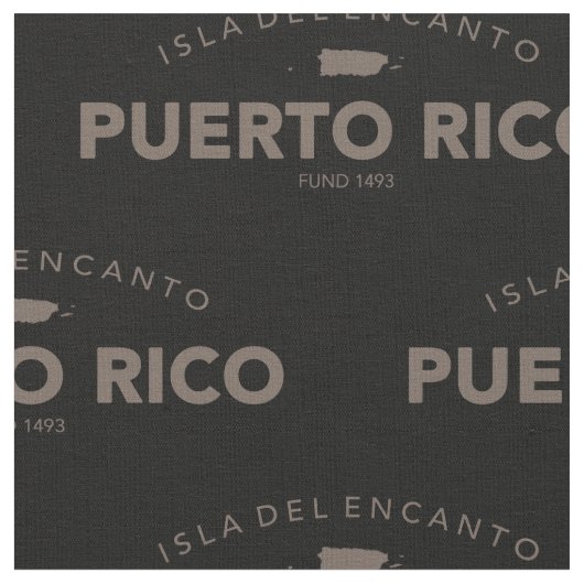 Isla del Encanto、プエルトリコ ファブリック (クローズアップ)