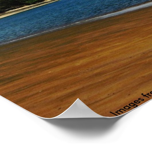 Isla Espiritu Santo、Islas Perlas、パナマ ポスター (角)