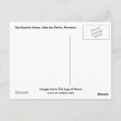 Isla Espiritu Santo、Islas Perlas、パナマ ポストカード (裏面)