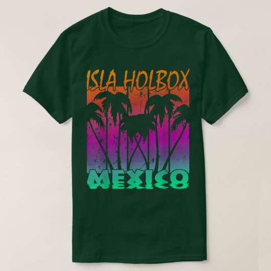 Isla Holbox Mexico  Tシャツ (デザイン正面)