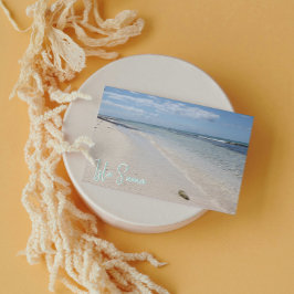 Isla Saona - Seashellとのカリブのビーチ ポストカード