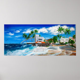 Isla Verde, $1M view of the ビーチin San Juan, PR ポスター