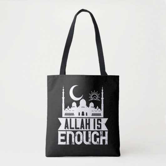 Islam - Allah Is Enough トートバッグ (正面)