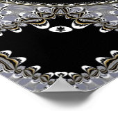 Islam Blessings Arabic Calligraphy ポスター (角)