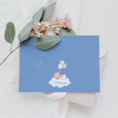 Islamic Baby Boy Birth Announcement Card 案内状