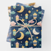 Islamic Baby Gift Wrap Set 3 Cute Designs ラッピングペーパーシート (インサイチュ)