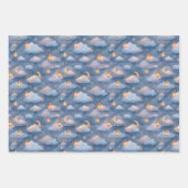 Islamic Baby Gift Wrap Set 3 Cute Designs ラッピングペーパーシート (正面2)