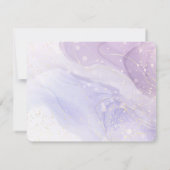 Islamic Baby Girl Birth Announcement Card Aqeeqah  案内状 (裏面)