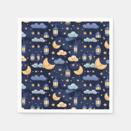 Islamic Baby Shower Napkins | Aqiqah Party スタンダードカクテルナプキン