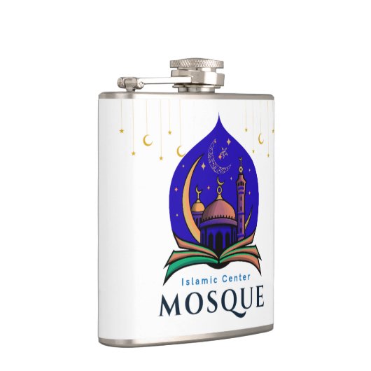 Islamic Center Mosque – Elegant Flask Design フラスク (右)
