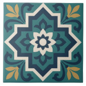 Islamic Floral Tile Pattern タイル (正面)