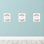 Islamic Floral Wall Art Set (ウッドフロア)