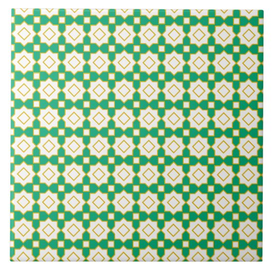 Islamic geometric pattern tile タイル (正面)