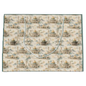 Islamic Gift Bag - Mosque design ラージペーパーバッグ (正面)