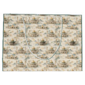 Islamic Gift Bag - Mosque design ラージペーパーバッグ (裏面)