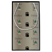 Islamic Gift Bags | Eid Mubarak Presents スモールペーパーバッグ (裏面)