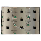 Islamic Gift Bags | Eid Mubarak Presents ラージペーパーバッグ (裏面)