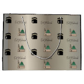 Islamic Gift Bags | Eid Mubarak Presents ラージペーパーバッグ (裏面)