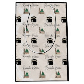 Islamic Gift Bags | Eid, Ramadan Kareem ミディアムペーパーバッグ (正面)