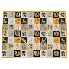 Islamic Gift Bags | Eid Vibes & Muslim Kids Gift  ラージペーパーバッグ