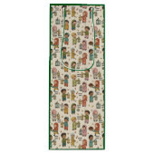 Islamic Gift Bags | Ramadan Kareem Kids design ワインギフトバッグ (正面)