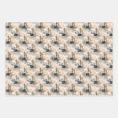 Islamic Gift Wrap Set 3 Elegant Eid Ramadan Hajj ラッピングペーパーシート (正面2)