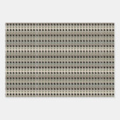 Islamic Gift Wrap Set 3 Elegant Eid Ramadan Hajj ラッピングペーパーシート (正面3)