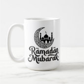  Islamic Gifts & Ramadan Mubarak Apparel  コーヒーマグカップ (左)