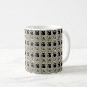 Islamic Gold Mug Kaaba & Masjid Nabawi コーヒーマグカップ (正面右)