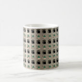 Islamic Gold Mug Kaaba & Masjid Nabawi コーヒーマグカップ (中央)