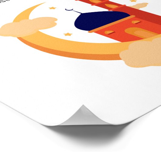  Islamic Inspirational Wall Print – Ramadan Print  ポスター (角)