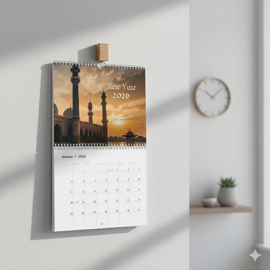 Islamic Landscape 2026 Calendar カレンダー