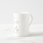 Islamic Mug – But First Bismillah | Coffee Tea Cup ボーンチャイナマグカップ (正面右)