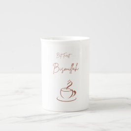 Islamic Mug – But First Bismillah | Coffee Tea Cup ボーンチャイナマグカップ